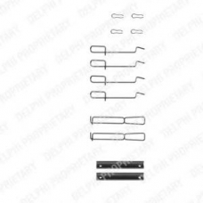 LX0262 DELPHI Комплектующие, колодки дискового тормоза