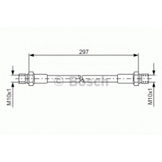 1 987 476 290 BOSCH Тормозной шланг