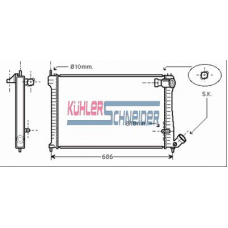 1507901 KUHLER SCHNEIDER Радиатор, охлаждение двигател