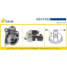6015102.0 SANDO Стартер