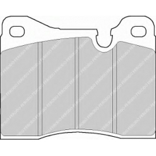 FDB163 FERODO Комплект тормозных колодок, дисковый тормоз