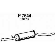P7544 FENNO Средний глушитель выхлопных газов