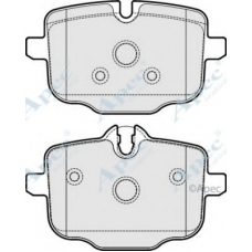 PAD1779 APEC Комплект тормозных колодок, дисковый тормоз