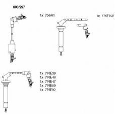 600/297 BREMI Комплект проводов зажигания