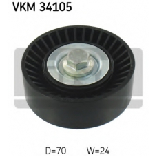 VKM 34105 SKF Паразитный / ведущий ролик, поликлиновой ремень