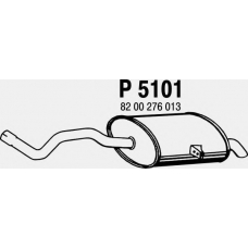 P5101 FENNO Глушитель выхлопных газов конечный