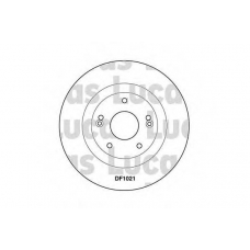 DF1021 TRW Тормозной диск