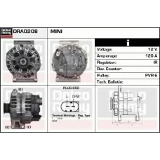 DRA0208 DELCO REMY Генератор