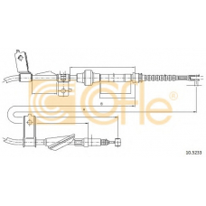 10.5233 COFLE Трос, стояночная тормозная система