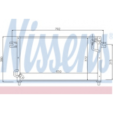 94703 NISSENS Конденсатор, кондиционер
