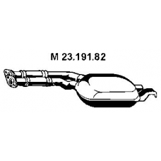 23.191.82 EBERSPACHER Средний глушитель выхлопных газов