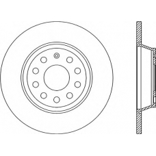 BDA2263.10 OPEN PARTS Тормозной диск