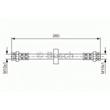 1 987 476 092 BOSCH Тормозной шланг