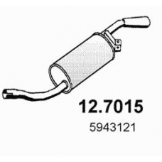 12.7015 ASSO Глушитель выхлопных газов конечный