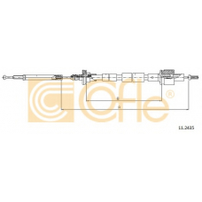 11.2435 COFLE Трос, управление сцеплением