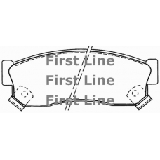 FBP1411 FIRST LINE Комплект тормозных колодок, дисковый тормоз