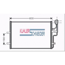 0220221 KUHLER SCHNEIDER Конденсатор, кондиционер