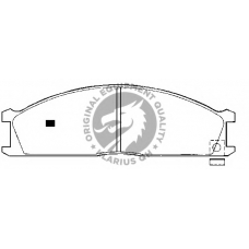 BP436 QH Benelux Комплект тормозных колодок, дисковый тормоз