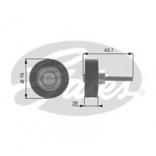 T38054 GATES Паразитный / ведущий ролик, поликлиновой ремень