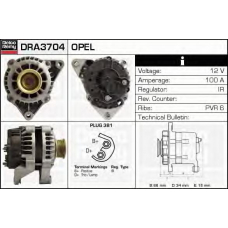 DRA3704 DELCO REMY Генератор