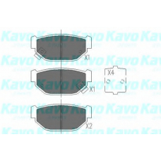 KBP-8007 KAVO PARTS Комплект тормозных колодок, дисковый тормоз