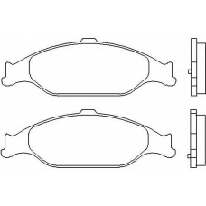 MDB2246 MINTEX Комплект тормозных колодок, дисковый тормоз
