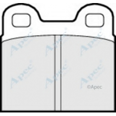 PAD123 APEC Комплект тормозных колодок, дисковый тормоз