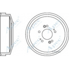 DRM9942 APEC Тормозной барабан