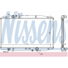 68131 NISSENS Радиатор, охлаждение двигателя