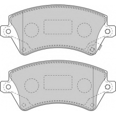 DBP371573 DURON Комплект тормозных колодок, дисковый тормоз