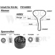 F904464V FLENNOR Комплект ремня грм