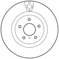 562719JC JURID Тормозной диск