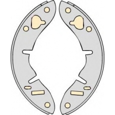 K531431 MGA Комплект тормозов, барабанный тормозной механизм