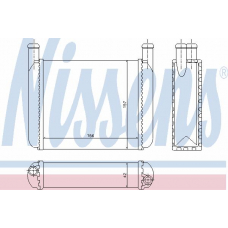 70010 NISSENS Теплообменник, отопление салона