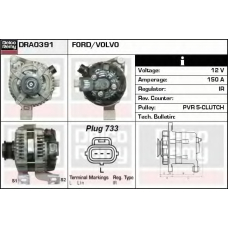 DRA0391 DELCO REMY Генератор