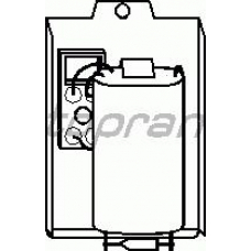 102 972 TOPRAN Сопротивление, вентилятор салона