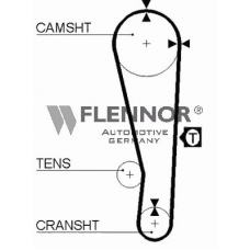 4102V FLENNOR Ремень ГРМ