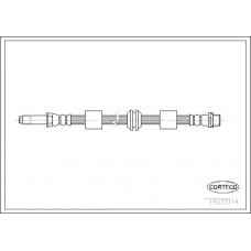 19035114 CORTECO Тормозной шланг