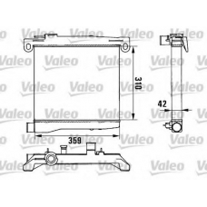 961820 VALEO Радиатор, охлаждение двигателя
