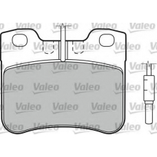 540150 VALEO Комплект тормозных колодок, дисковый тормоз