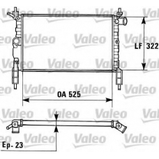 730975 VALEO Радиатор, охлаждение двигателя