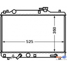 8MK 376 724-701 HELLA Радиатор, охлаждение двигателя