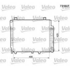 731807 VALEO Радиатор, охлаждение двигателя