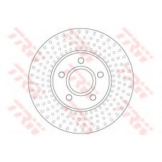 DF6536 TRW Тормозной диск