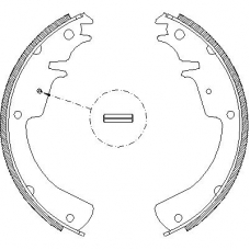 4010.01 ROADHOUSE Комплект тормозных колодок