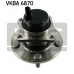 VKBA 6870 SKF Комплект подшипника ступицы колеса