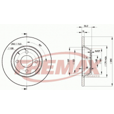 BD-8014 FREMAX Тормозной диск