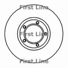 FBD831 FIRST LINE Тормозной диск