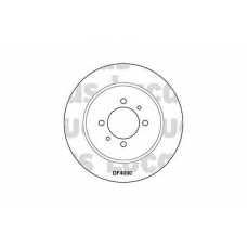 DF4000 TRW Тормозной диск