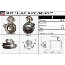 DRZ5111 DELCO REMY Стартер